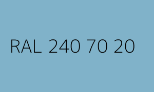 Kolor RAL 240 70 20