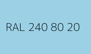 Kolor RAL 240 80 20