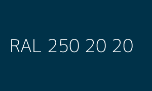 Kolor RAL 250 20 20
