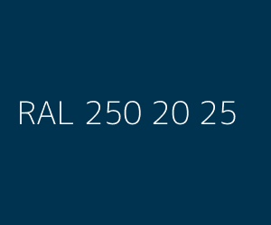 Kolor RAL 250 20 25 