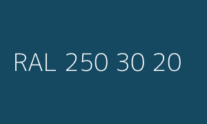 Kolor RAL 250 30 20