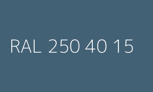 Kolor RAL 250 40 15