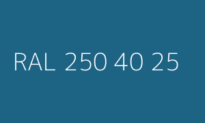 Kolor RAL 250 40 25