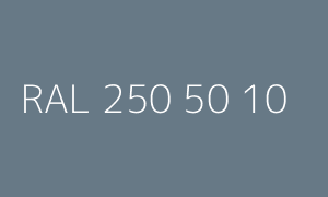 Kolor RAL 250 50 10