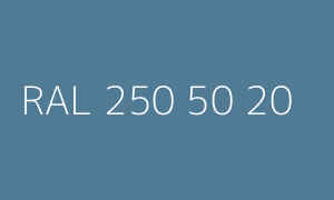 Kolor RAL 250 50 20