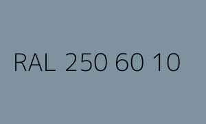 Kolor RAL 250 60 10