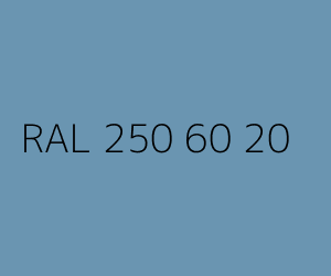 Kolor RAL 250 60 20 