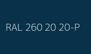 Kolor RAL 260 20 20-P