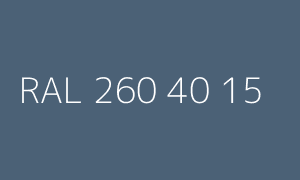 Kolor RAL 260 40 15
