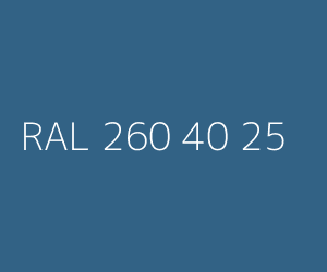 Kolor RAL 260 40 25 