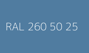 Kolor RAL 260 50 25