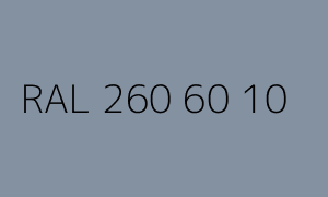 Kolor RAL 260 60 10