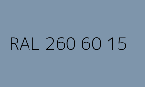 Kolor RAL 260 60 15