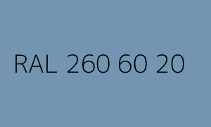 Kolor RAL 260 60 20