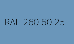 Kolor RAL 260 60 25