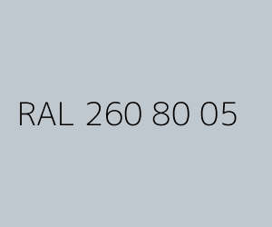 Kolor RAL 260 80 05 