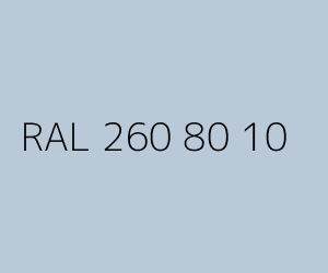Kolor RAL 260 80 10 