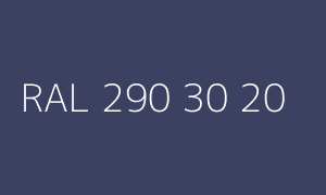 Kolor RAL 290 30 20