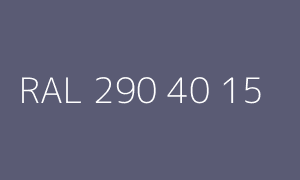 Kolor RAL 290 40 15