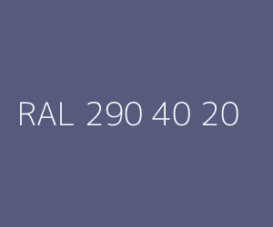 Kolor RAL 290 40 20 