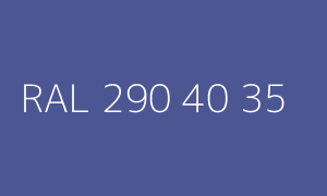 Kolor RAL 290 40 35