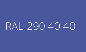Kolor RAL 290 40 40