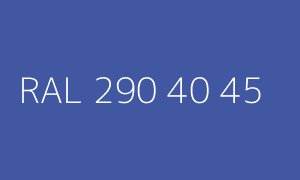 Kolor RAL 290 40 45