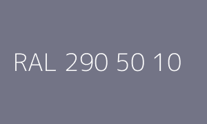 Kolor RAL 290 50 10