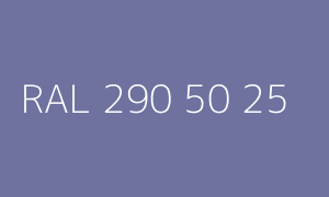 Kolor RAL 290 50 25