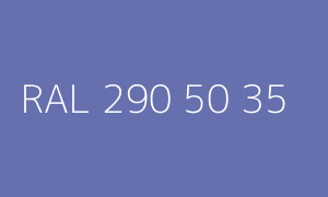 Kolor RAL 290 50 35