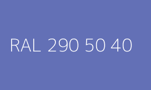 Kolor RAL 290 50 40