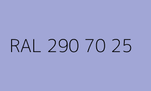 Kolor RAL 290 70 25