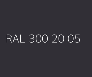 Kolor RAL 300 20 05 