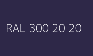 Kolor RAL 300 20 20