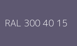 Kolor RAL 300 40 15