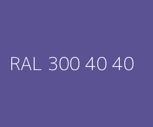 Kolor RAL 300 40 40 