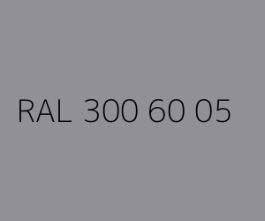 Kolor RAL 300 60 05 