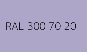 Kolor RAL 300 70 20