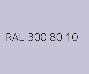 Kolor RAL 300 80 10 