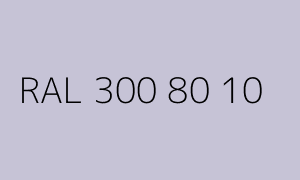 Kolor RAL 300 80 10