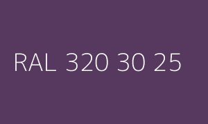 Kolor RAL 320 30 25
