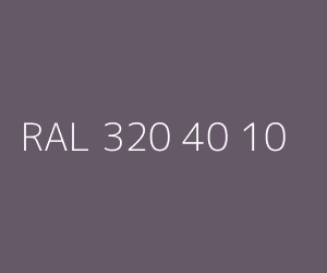Kolor RAL 320 40 10 