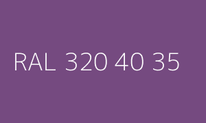 Kolor RAL 320 40 35