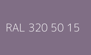 Kolor RAL 320 50 15