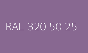 Kolor RAL 320 50 25