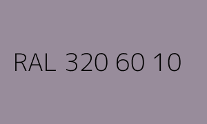 Kolor RAL 320 60 10