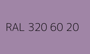 Kolor RAL 320 60 20