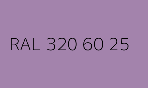 Kolor RAL 320 60 25