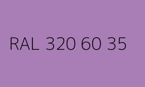 Kolor RAL 320 60 35