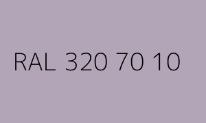 Kolor RAL 320 70 10